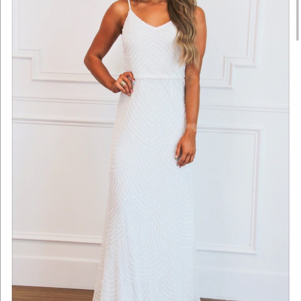 Long white dress